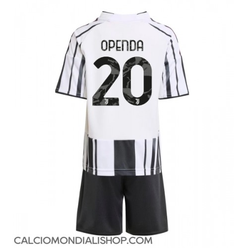 Maglie da calcio Juventus Lois Openda #20 Prima Maglia Bambino 2025-26 Manica Corta (+ Pantaloni corti)
